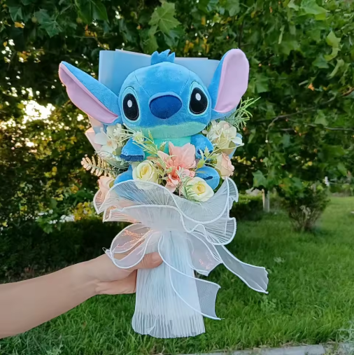 Stitch Plush Bouquet - Valentine's Birthday Gift