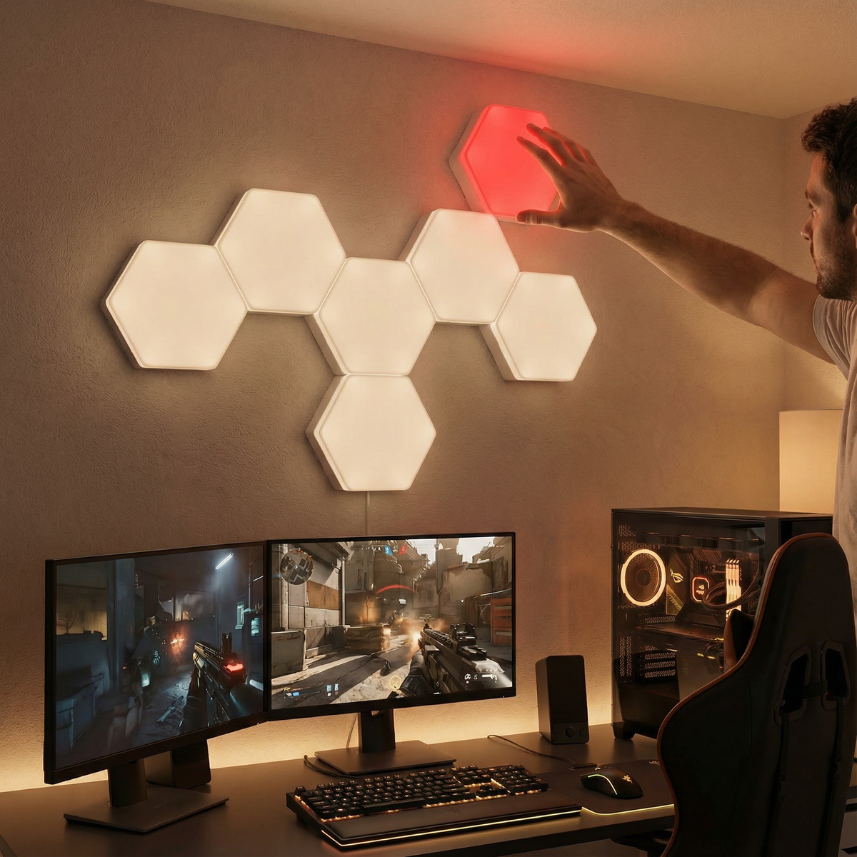 LumiHex™ Ambient Touch Wall Panels