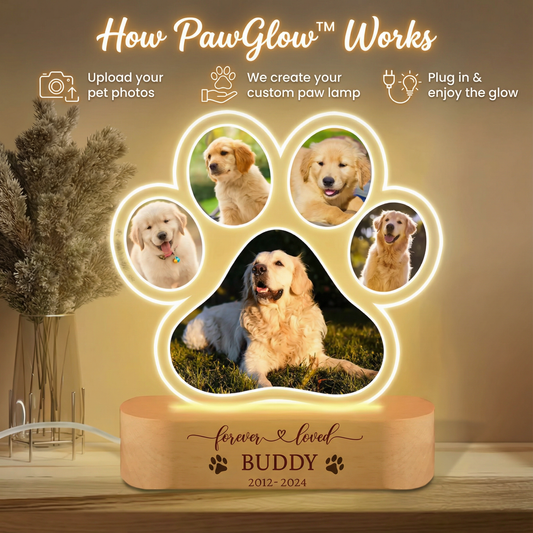 PawGlow™ Pet Photo Lamp