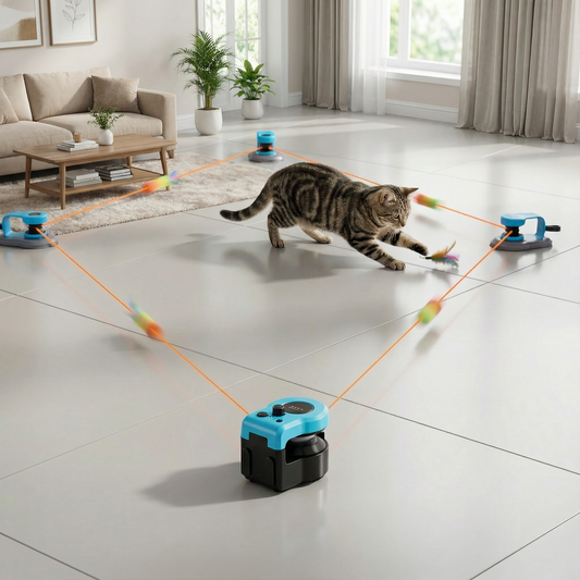 CatChase™ Moving Feather Toy