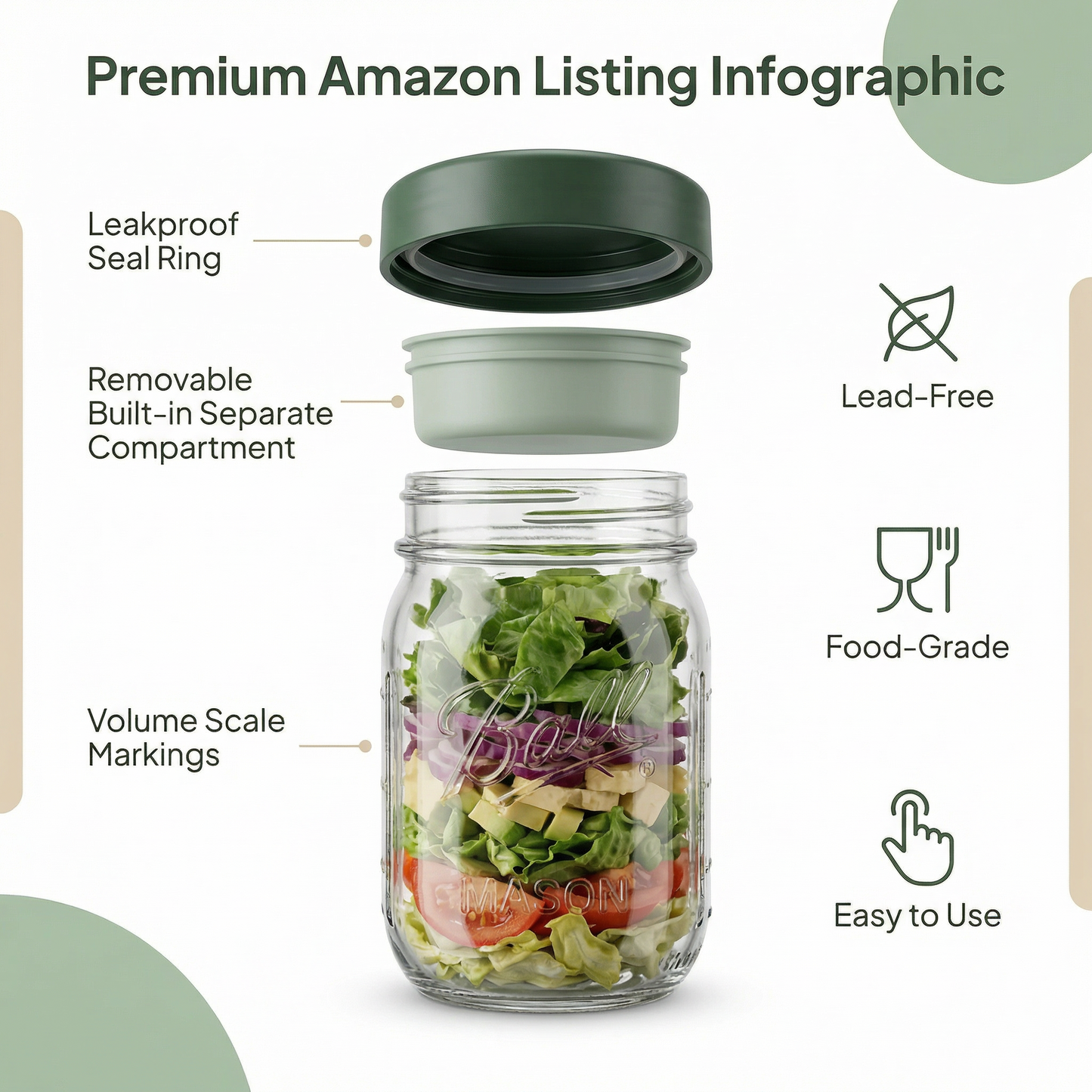 FreshVault™ Leakproof Meal Jar