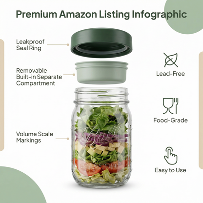 FreshVault™ Leakproof Meal Jar