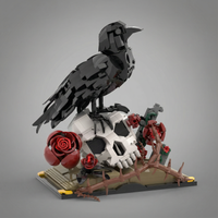 Raven & Skull Display – For Those Who Embrace the Dark Side