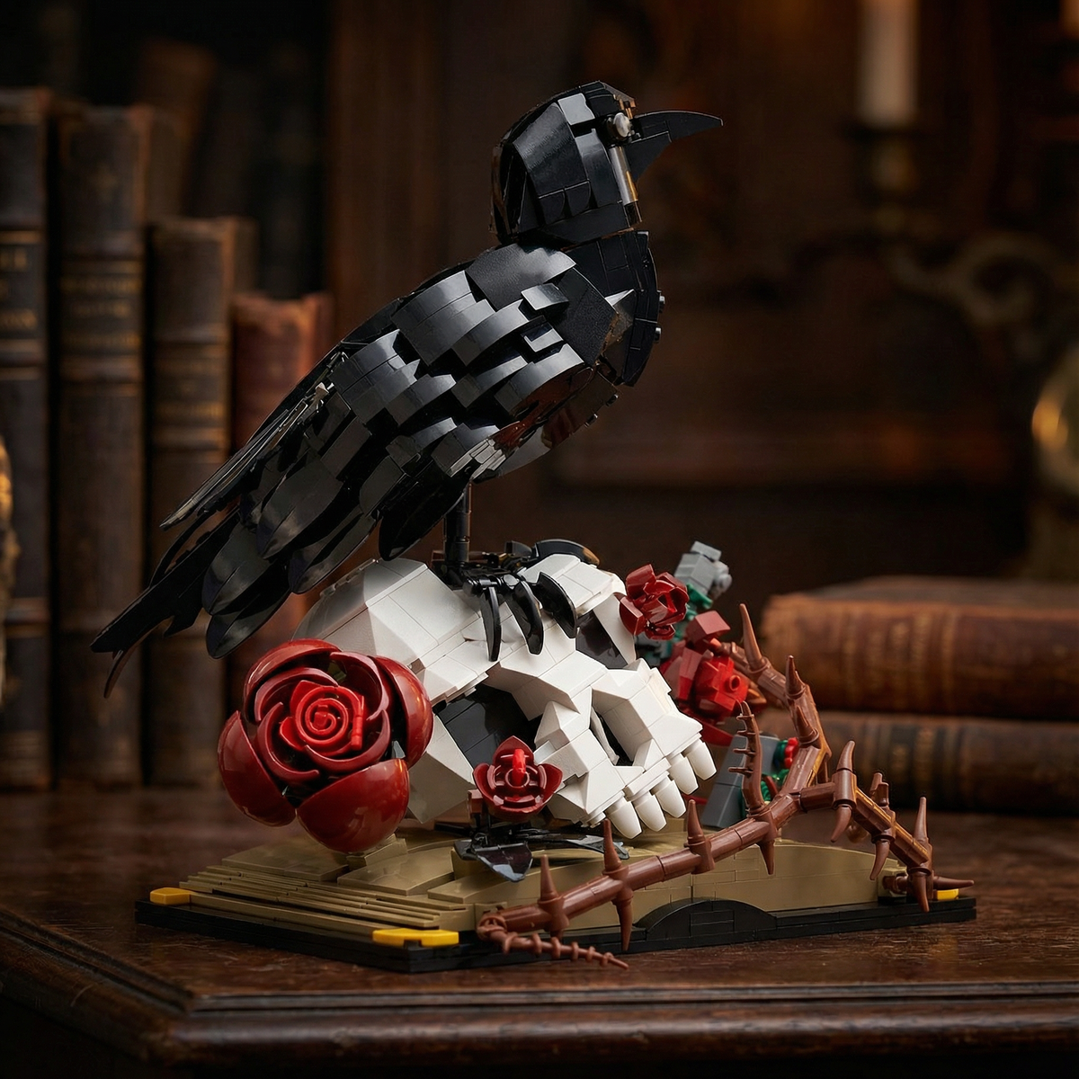 Raven & Skull Display – For Those Who Embrace the Dark Side