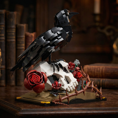 Raven & Skull Display – For Those Who Embrace the Dark Side