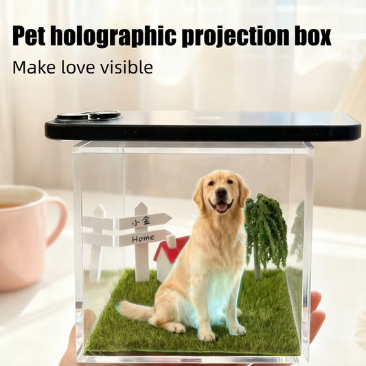 Forever Paw™ Pet Memorial Hologram Display  or Rainbow Bridge Holographic Pet Memorial