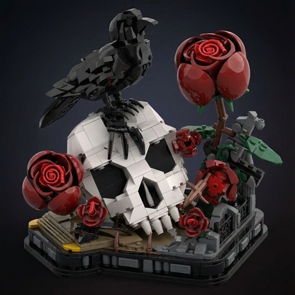 Raven & Skull Display – For Those Who Embrace the Dark Side