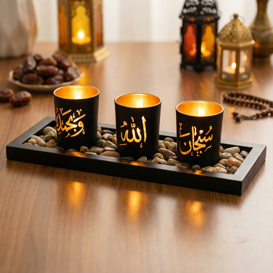 Arabic Calligraphy Candle Holder